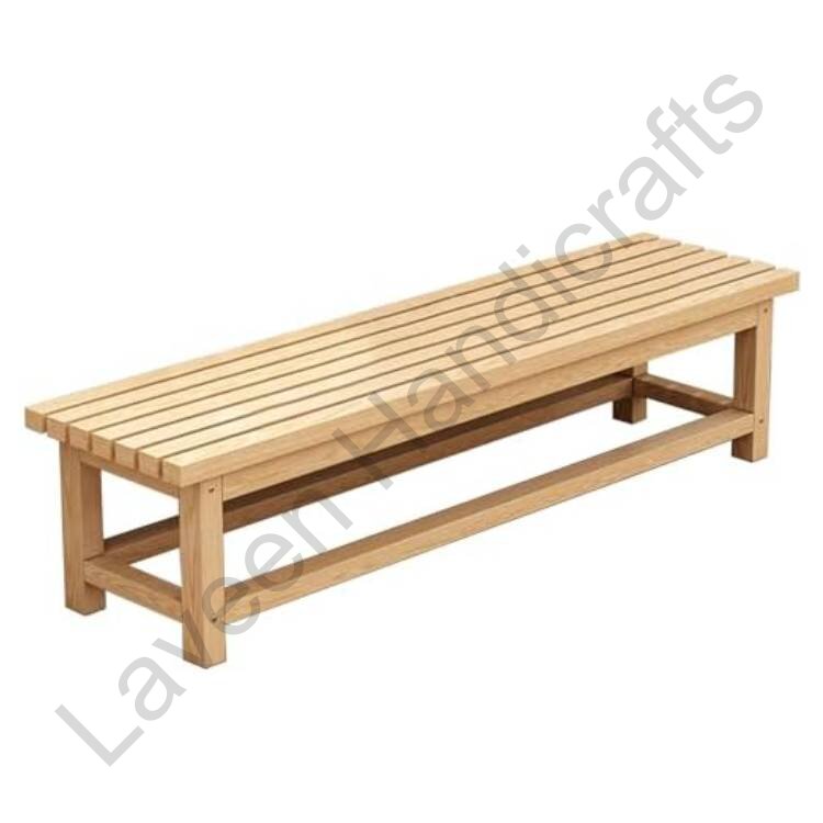 Backyard Decor Bench Seat Brown