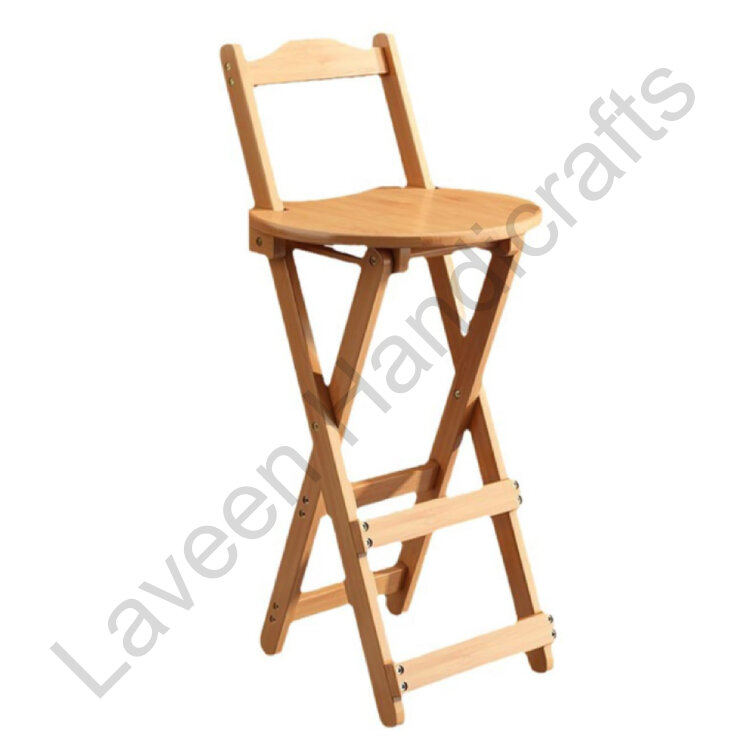 Portable Bar Stool Brown