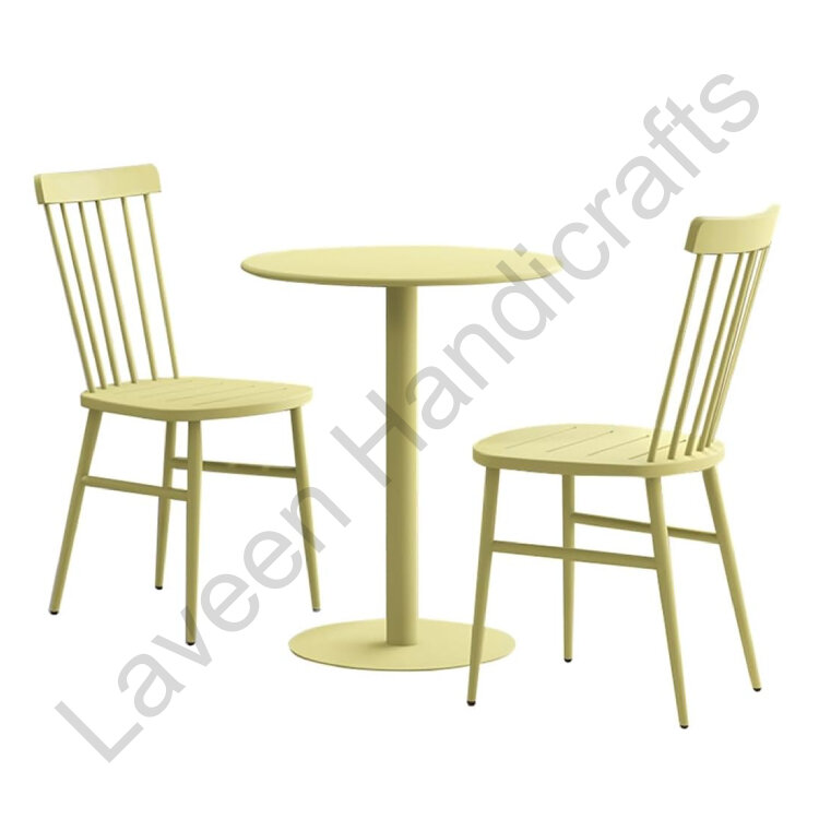 Premium Durability Bistro Set Green - 3 Pcs