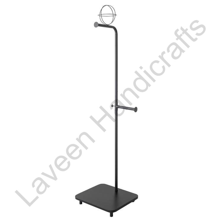 Display Iron Coat & Hat Stand Black