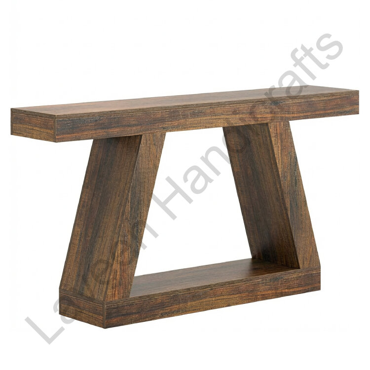Entryway Console Table Brown