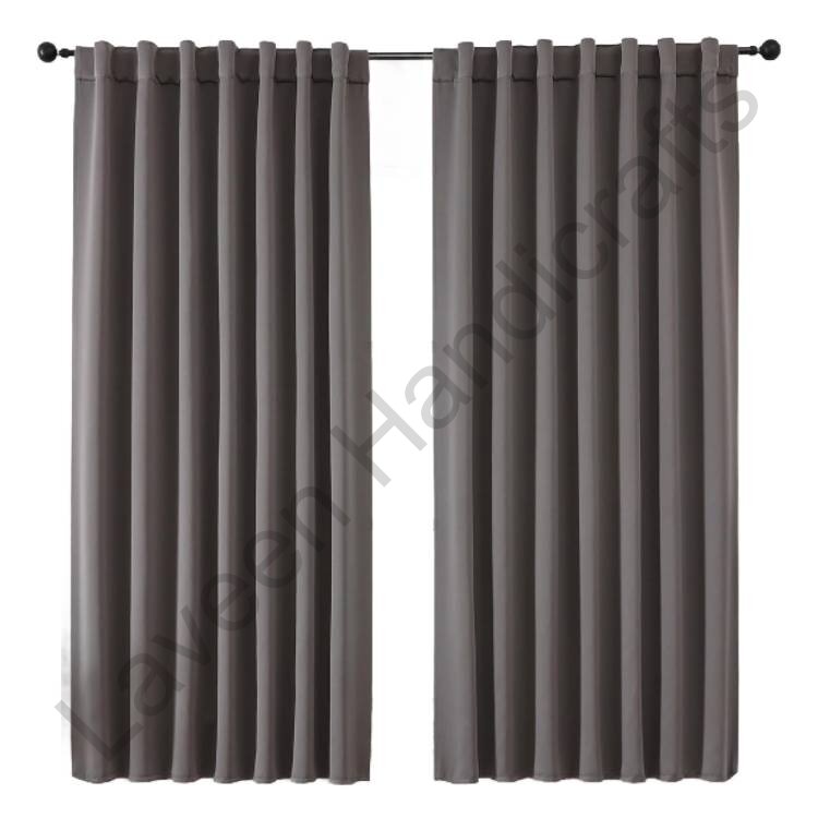 Concealed Loops Curtains Light Grey