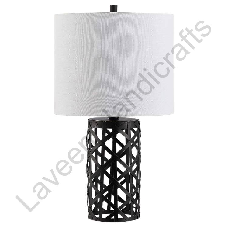 Home Office Desk Table Lamp Black / White