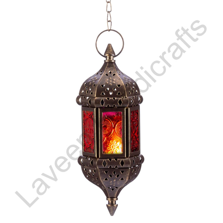 Garden Patio Yard Lantern Brown