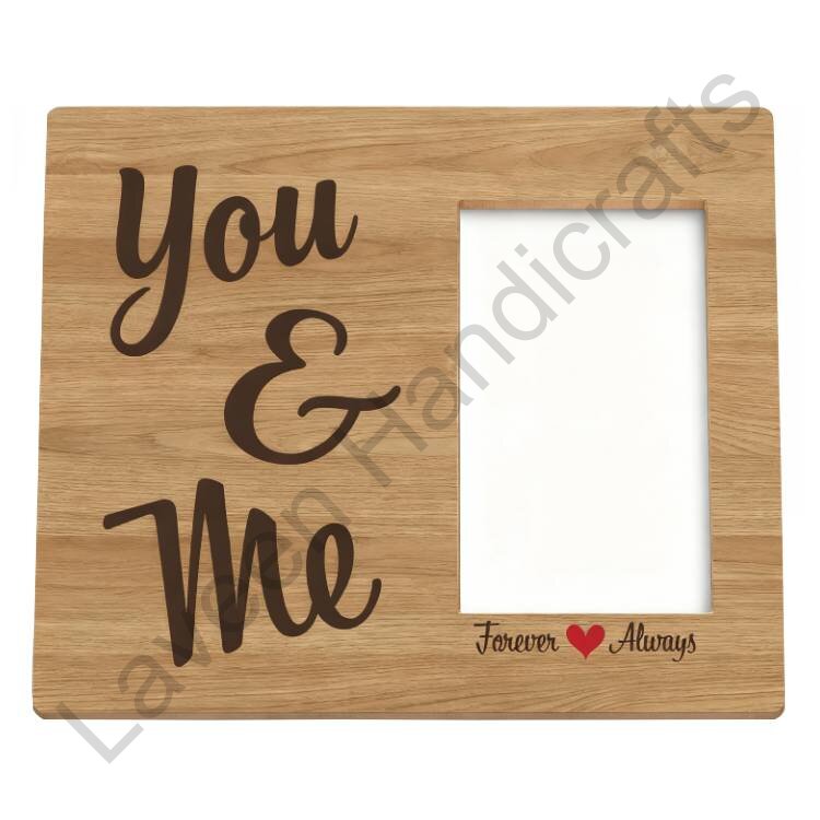Elegant Rectangular Photo Frame Brown