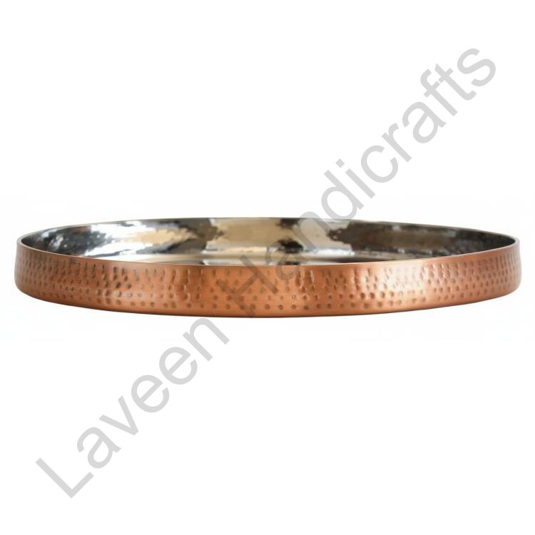 Hammered Design Copper Plate