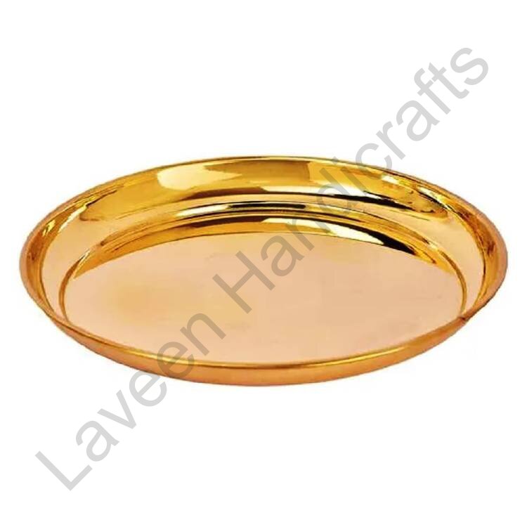 Traditional Brass Plate Golden