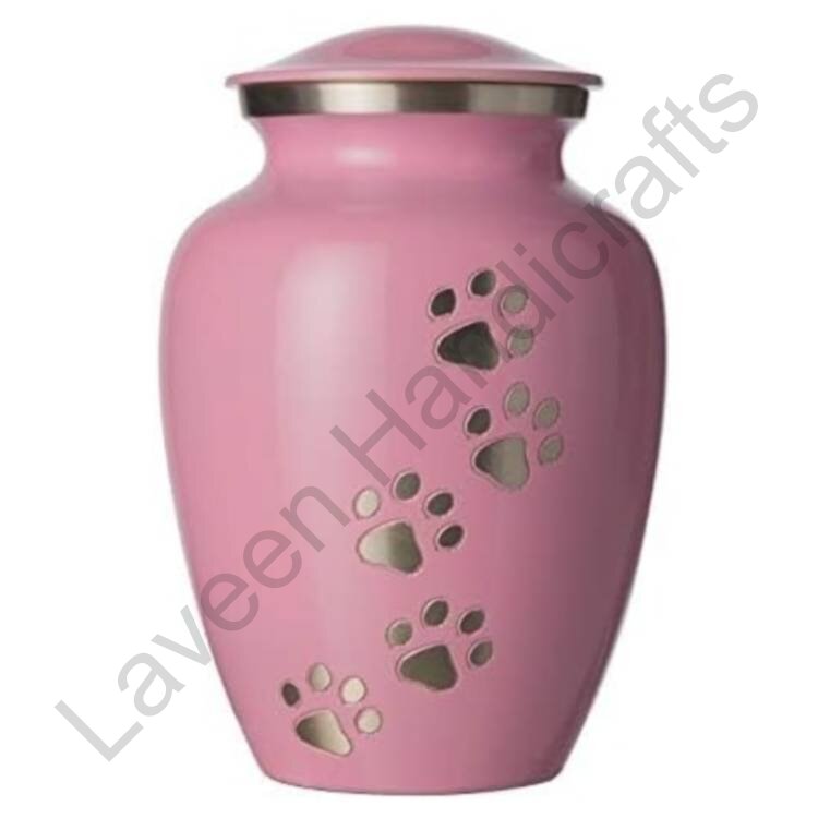 Serene Paws Memorial Pet Urn Pink