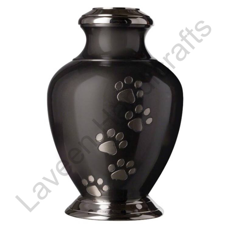 Peaceful Journey Pet Urn Black