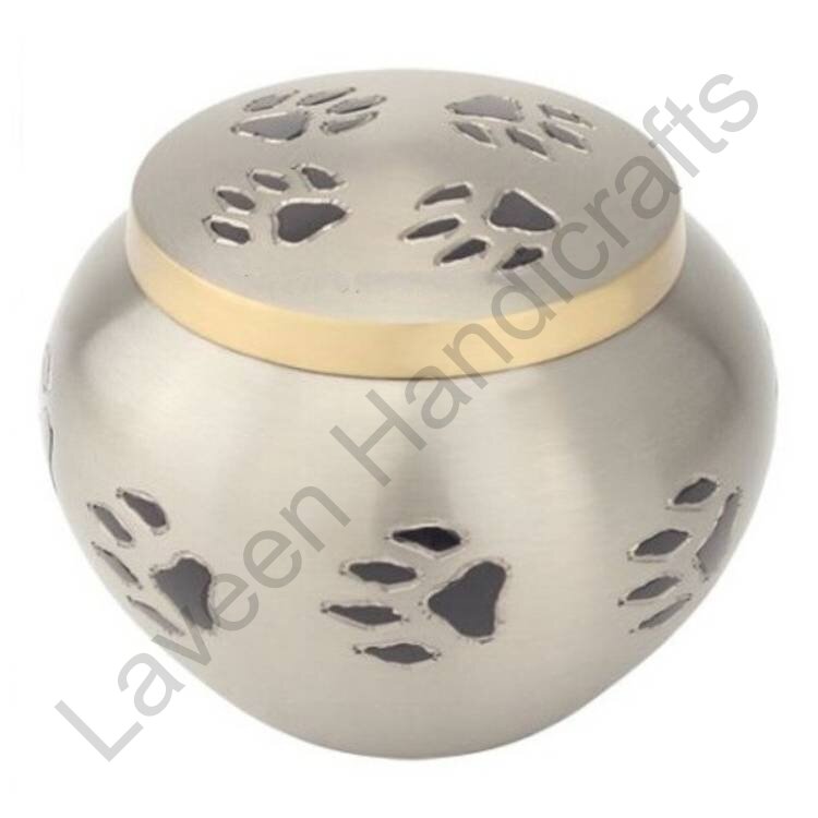 Furry Family Tribute Pet Urn Beige