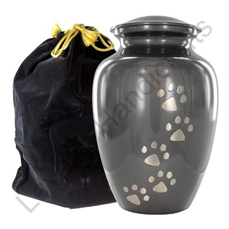 Heartfelt Memory Pet Urn Grey