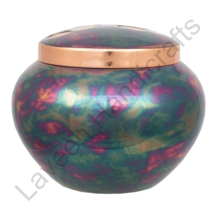 Joyful Heart Pet Urn Green / Pink