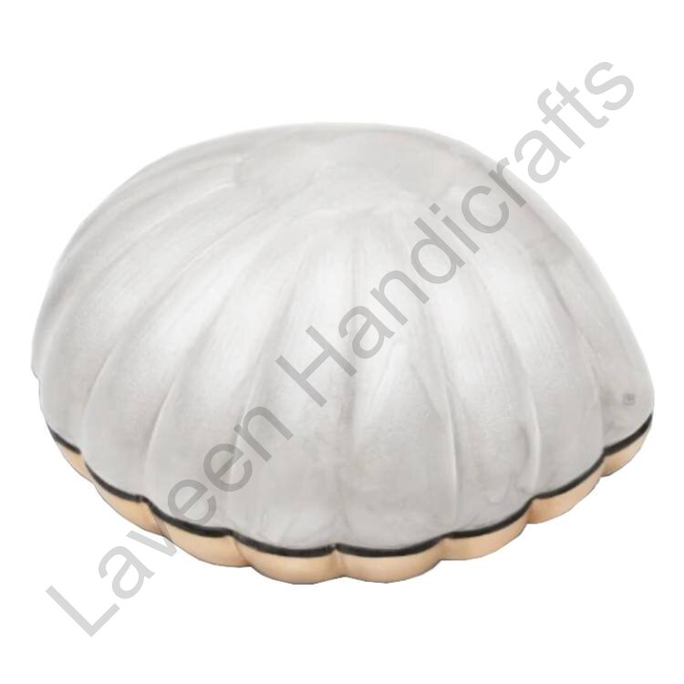 Shell Shape Pet Urn White