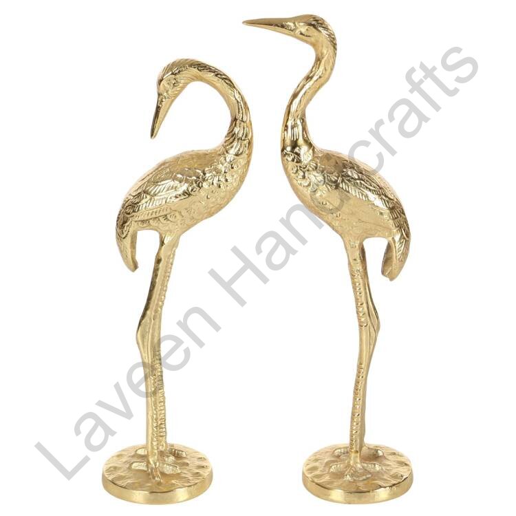 Flamingo Decorative Sculpture Golden