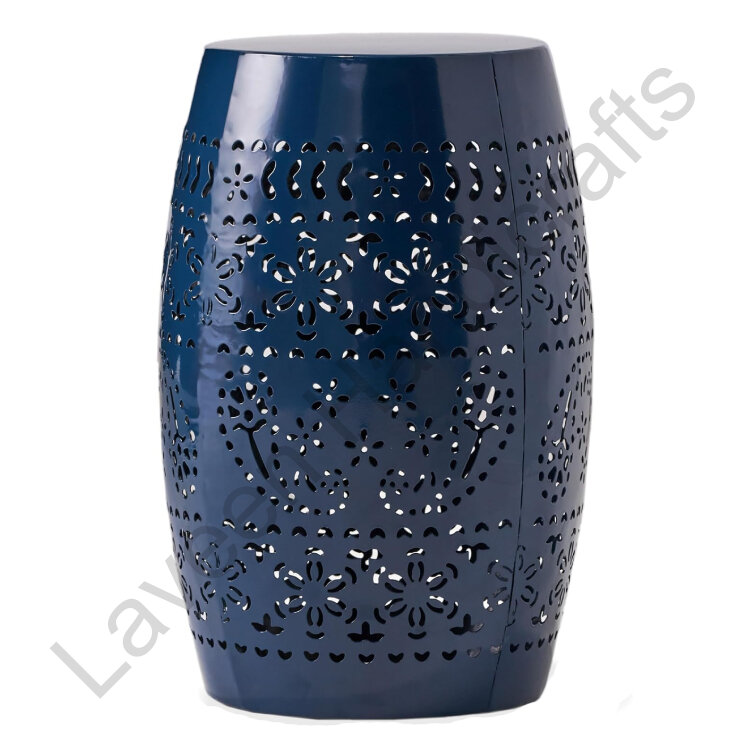 Simple Outdoor Side Table Blue