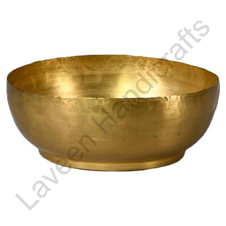 Antique Serving Bowl Golden