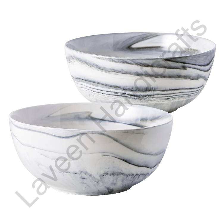 Deep & Large Serving Bowl Grey