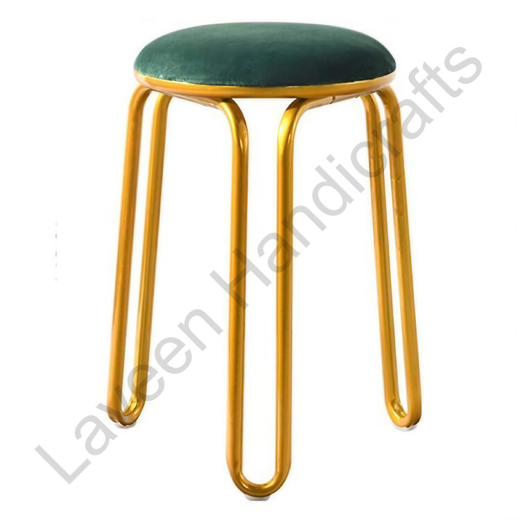 Small Makeup Stool Green