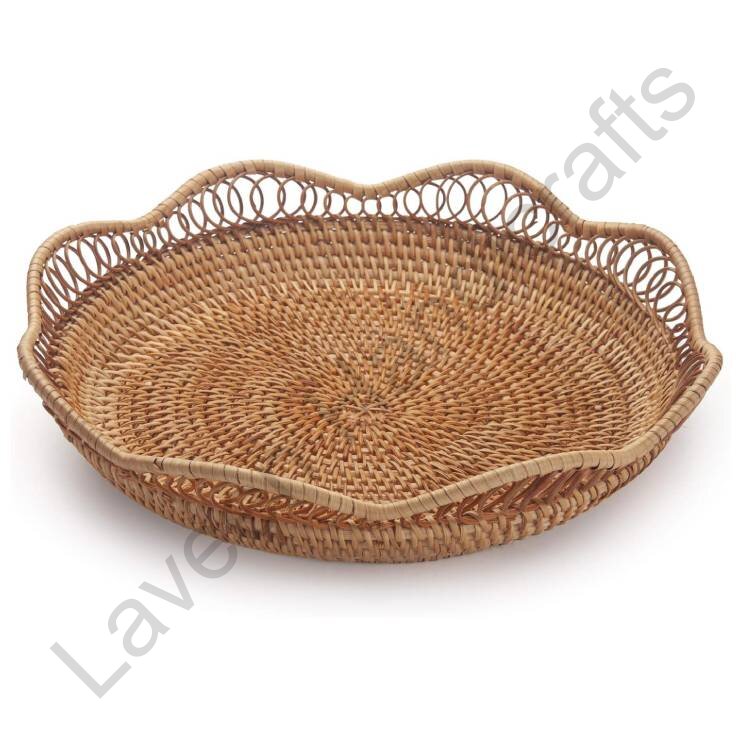 Fruits Table Basket Brown
