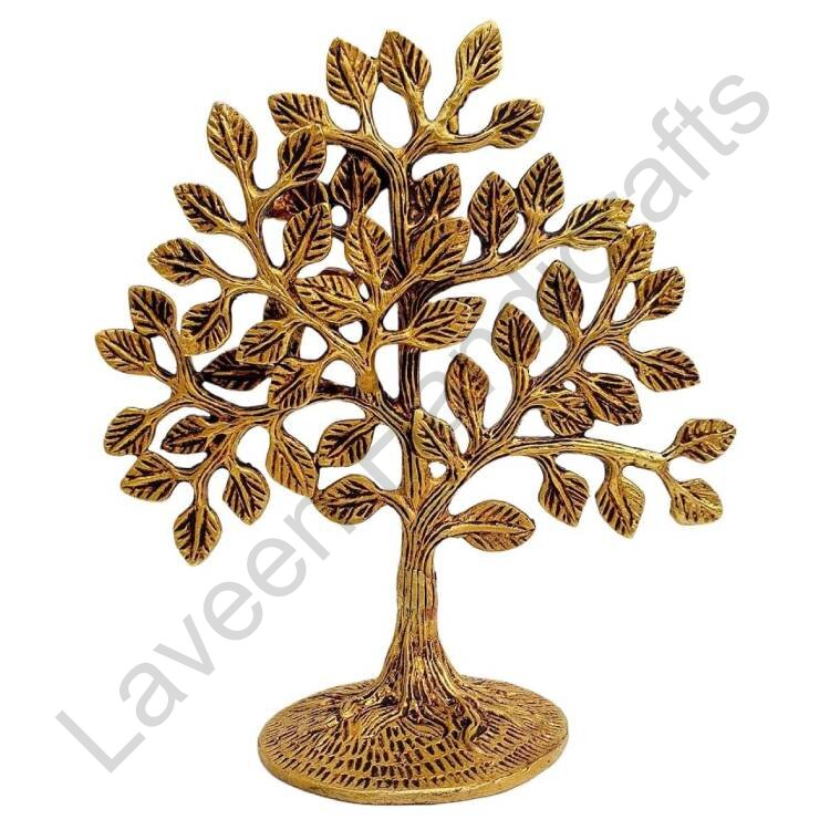 Decorative Tree Table Top Decor Golden
