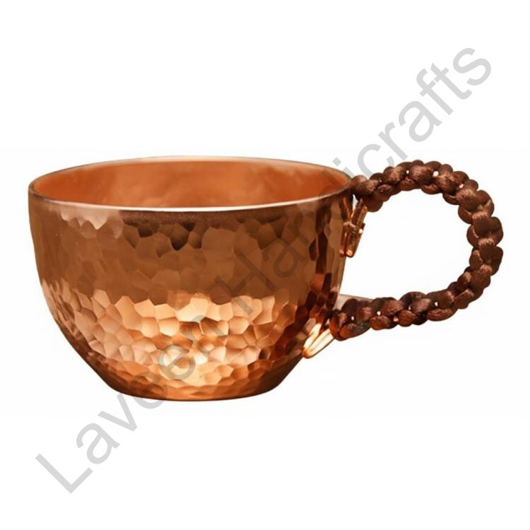 Hammered Copper Tea Cup