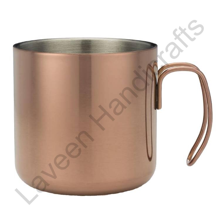 Plain Design Copper Tea Cup