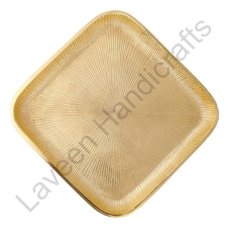 Elegant Modern Tray Golden