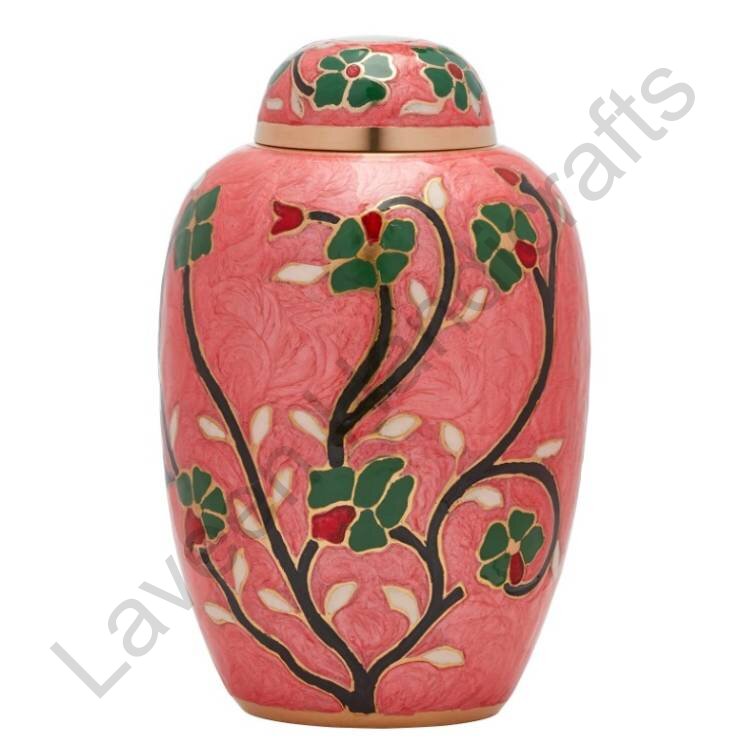 Vintage Human Urn Coral
