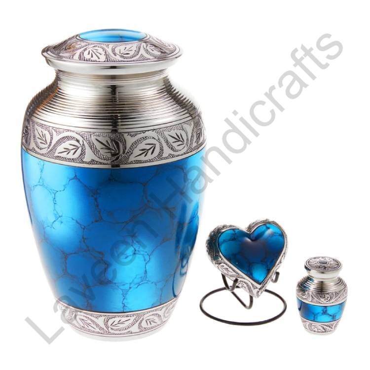 Shining Human Urn Sapphire Blue - 3 Pcs