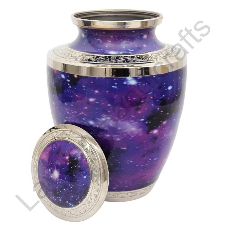 Nebula Starry Night Human Urn Purple