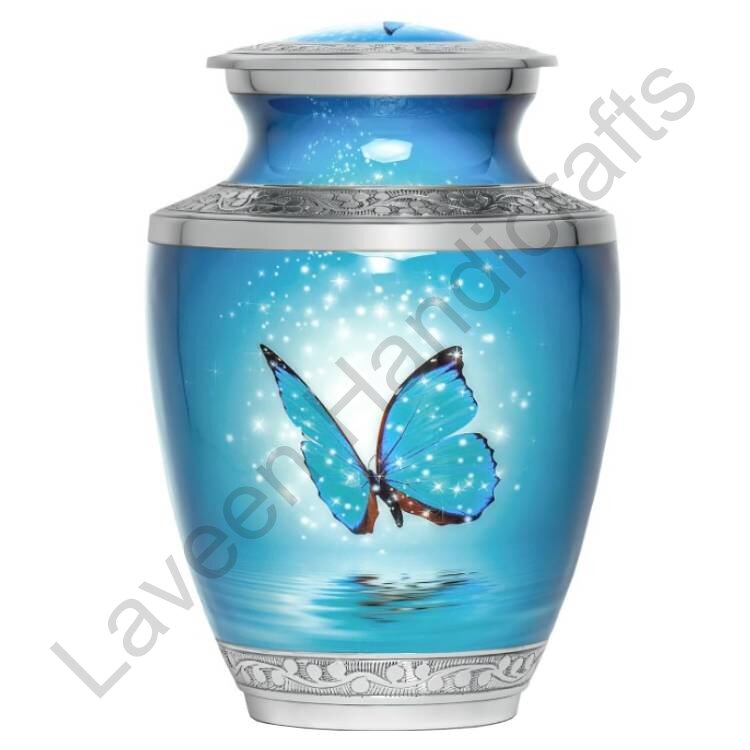 Butterfly Spirit Human Urn Blue
