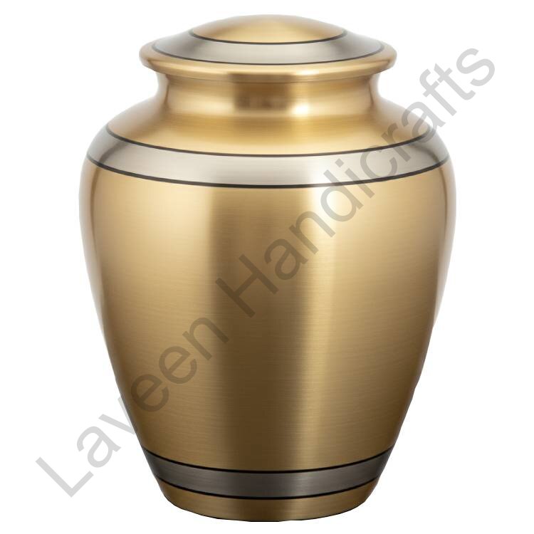 Classic Minimalist Human Urn Golden
