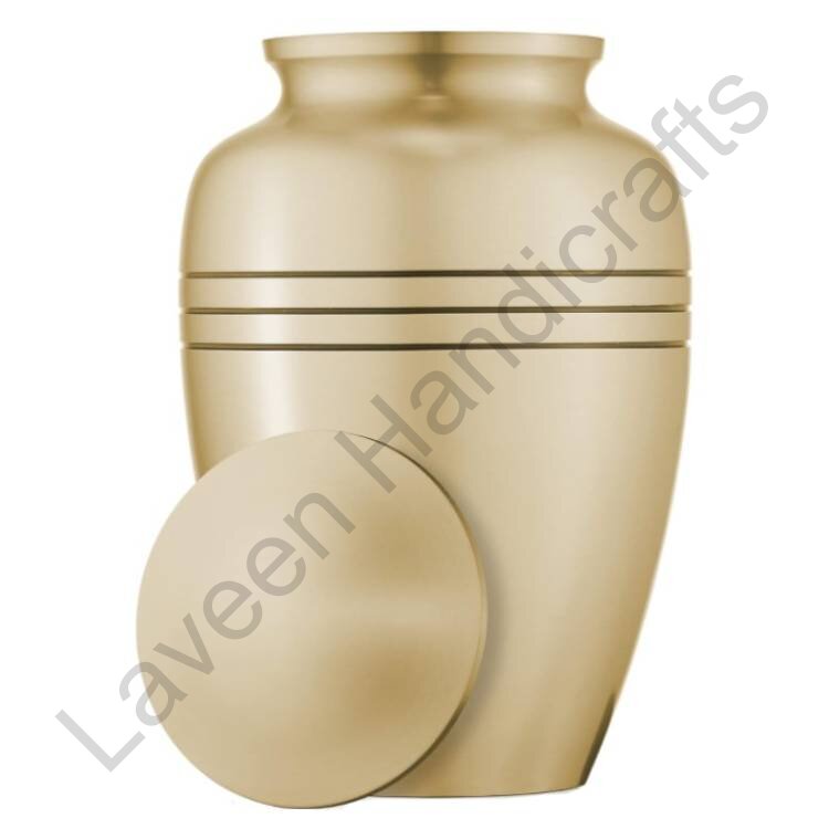 Simple Classic Human Urn Golden