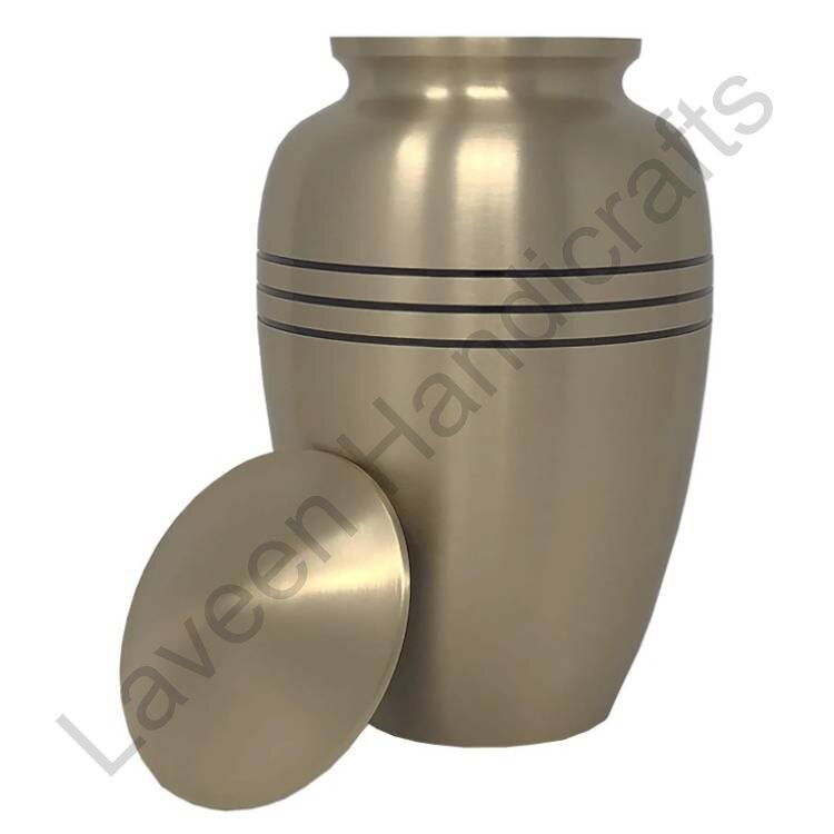 Simple Elegant Human Urn Golden